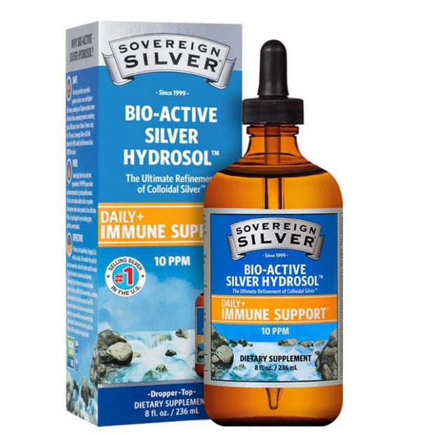 Bio - Active Silver Hydrosol, Dropper - Top - Spring Street Vitamins