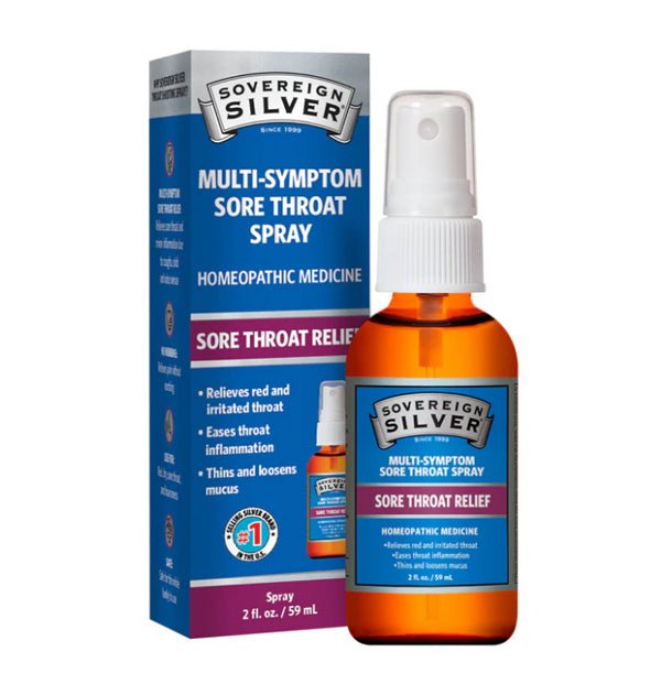 Multi - Symptom Sore Throat Spray, 2 oz - Spring Street Vitamins