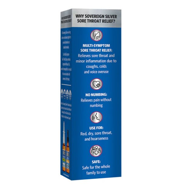 Multi - Symptom Sore Throat Spray, 2 oz - Spring Street Vitamins