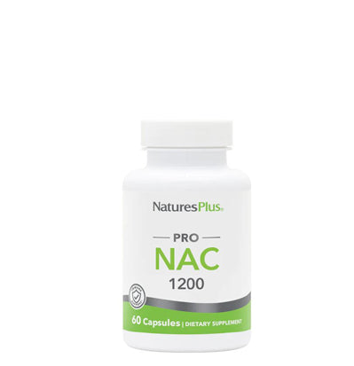 NAC 1200 Capsules, 60 Vegetable Capsules (N-acetyl-cysteine)