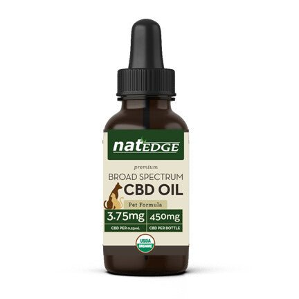 Organic CBD Oil for Pets, Cats and Dogs Broad Spectrum (0.0% THC) - Spring Street Vitamins