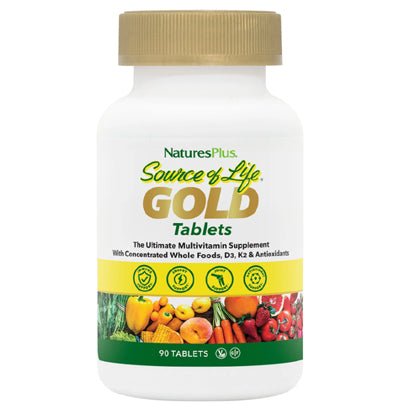 Source of Life GOLD Multivitamin, 90 Tablets - Spring Street Vitamins